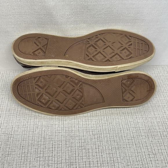 CONVERSE‎ Unisex Low Shoes 132479C Brown Suede Leather WAXED M 11/W 13 EUC RARE - Picture 5 of 7